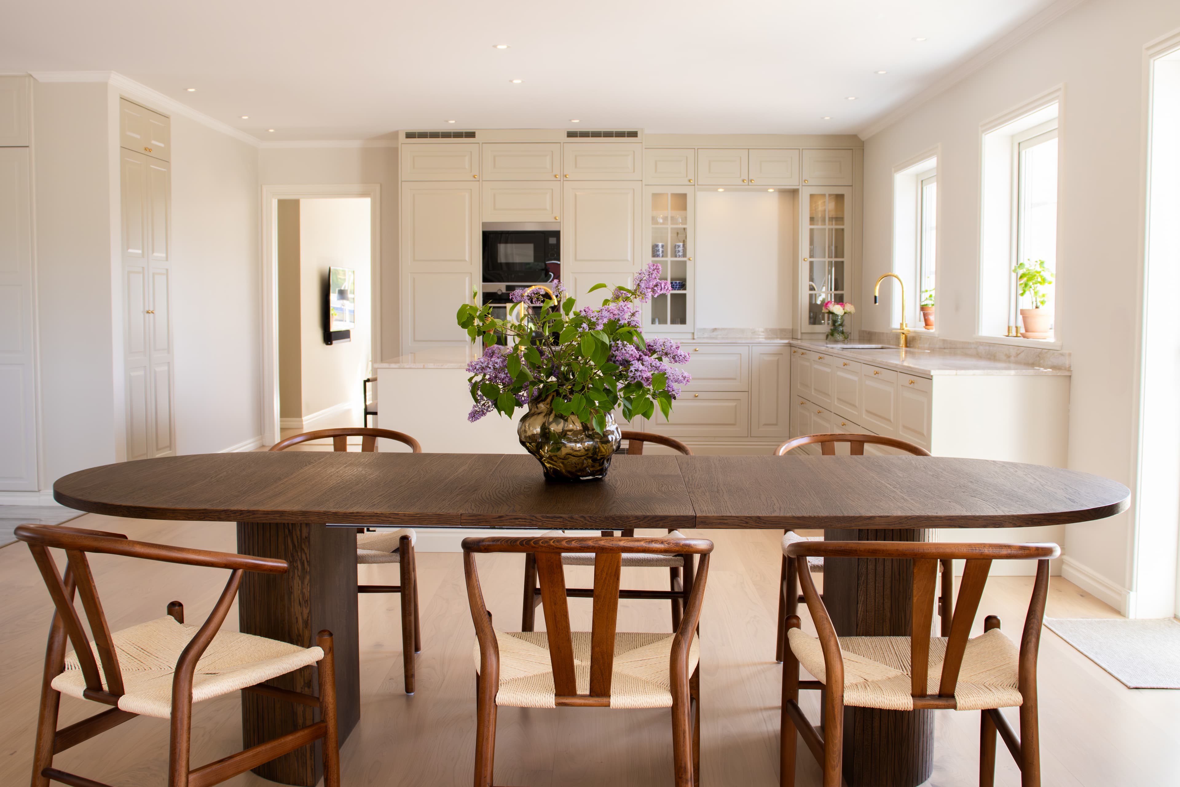 Matgrupp i husmodell Målerås från Götenehus.