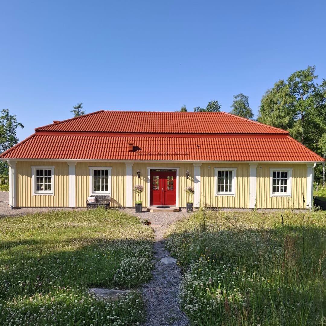 Kundhus utanför Jönköping.