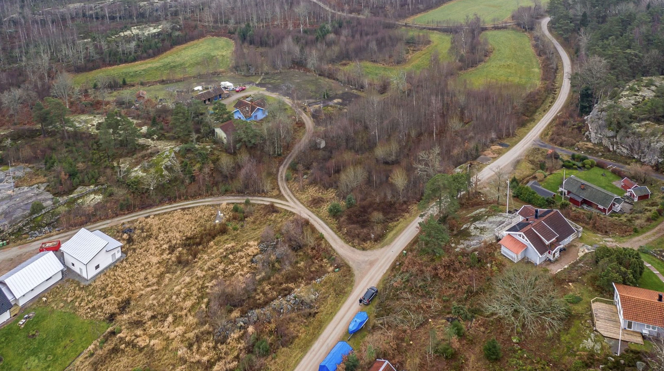 Översiktsbild tomt Uddevalla Bokenäs